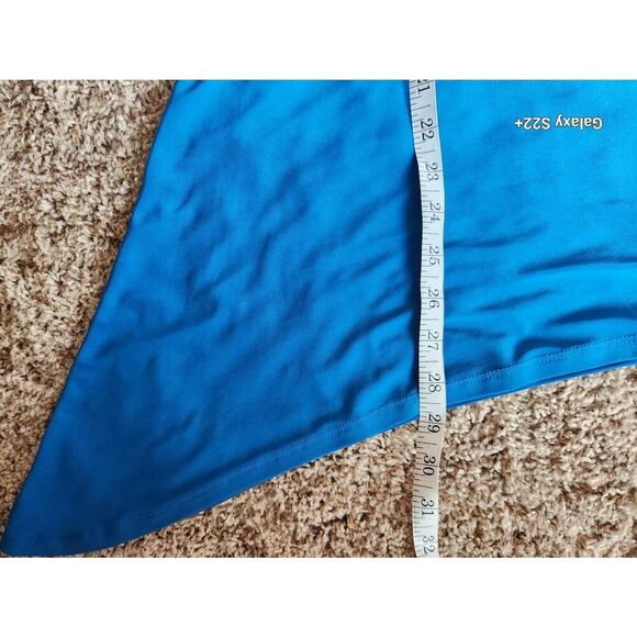 T36 Clara Sun Woo Turquoise cold shoulder blouse - Picture 4 of 11